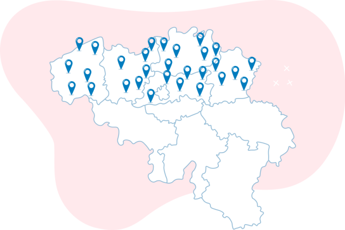 kaart België